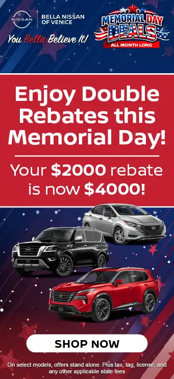 Double Rebates This Memorial Day